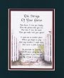 A Gift For A Guitar Player. Touching 8x10 Poem, Double-matted In Dark Green/Burgundy, And Enhanced With Watercolor Graphics.