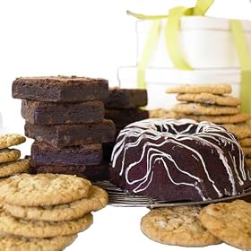 Brownie, Cake and Cookie Tower by Dancing Deer
