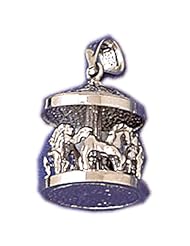 CleverEves 14K White Gold Ornate Pendant 8.6 - Gram(s)