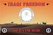 Air Force Iraqi Freedom Large Vehicle Bumper Sticker