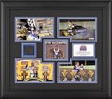 Mounted Memories Jimmie Johnson Framed Photo Collage With Piece Of Race Used Tire