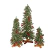 12"/18"/24" Carmel Pine Tree Set