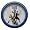 Star Wars - Clone Wars Jugend-Uhr Wanduhr in Geschenkpackung 27x27 cm - 23252