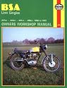BSA Unit Singles Owners Workshop Manual, No. 127: '58-'72