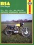 BSA Unit Singles Owners Workshop Manual, No. 127: '58-'72