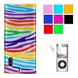 Snapon Cover Shield Protector Case for New Ipod Nano 5th Generation 8g 16g + Screen Protector Kit (5th generation, Rainbow)