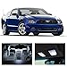 LEDpartsNow Interior LED Lights Replacement for 2010-2014 Ford Mustang Accessories Package Kit (5 Bulbs), WHITE