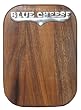 Wood Blue Cheese Rectangle Cutting Board 13"D