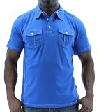 Company 81 Mens Pique Polo Shirt Contrast Stitching Cotton