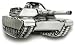 TANK Belt Buckle Retro Army War Military Combat