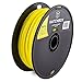 HATCHBOX PETG 3D Printer Filament, Dimensional Accuracy +/- 0.03 mm, 1 kg Spool, 1.75 mm, Yellow (3D PETG-1KG1.75-YLW)