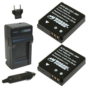 Wasabi Power Battery (2-Pack) and Charger for Sigma BP-41, BC-41 and Sigma DP1 Merrill, DP2 Merrill, DP3 Merrill