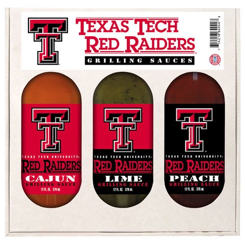 Texas Tech Red Raiders NCAA Grilling Gift Set by Hot Sauce Harry