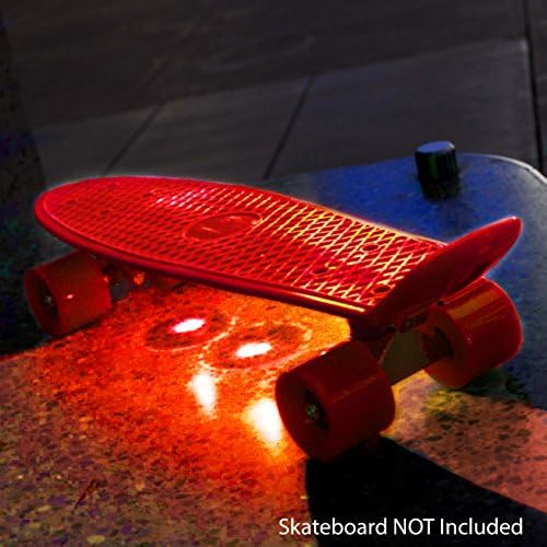 Pro Glow Sports - Penny and Longboard Underglow LED Lights (3 Rockin Red)