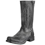 FRYE Men's Heath Moto Boot,Black,10 M