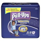 Pull-Ups Training Pants NitghtTime for Boys Size 2T-3T, 24-Count (Pack of 4)