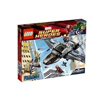 Lego Super Heroes - 6869 - Jeu de Construction - Le Combat A&eacute;rien en Quinjet