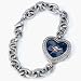 Womens Game Time Milwaukee Brewers Heart Watch - Stainless Steel ( 9