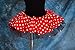 Dressy Daisy Girls' Polka Dots Halloween Christmas Fancy Dress Dance Costume with Headband Size 6-7 Red & Black