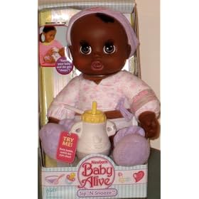 Baby Alive Sip 'n Snooze African American Newborn 4 by Hasbro