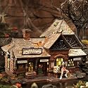 Department 56 Snow Village Halloween Rickety Railroad Station