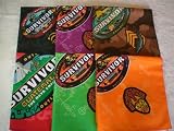 Set of 6 Survivor Bandanas - As Seen on CBS Survivor Show!