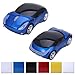 HDE Cool Sports Car Wireless Optical Mouse w/ Silver Chrome Rims (California Blue)