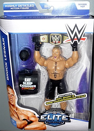 Mattel CHT61 WWE Elite Collection Series No. 37 - John Cena with Red Shirt, Dog Tags and Cap