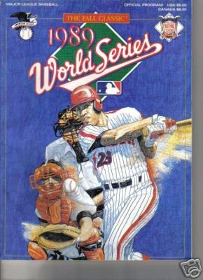 1989 MLB World Series Official Program; Oakland A's vs. San Francisco Giants (Major League Baseball)