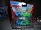 DISNEY PIXAR CARS 2 CARLA VELOSO #8 DIECAST VHTF NEW 1:55