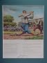 Mighty Case Struck Out Mudville 9 1947 John Hancock Advertisement Bulletin 14 X 18 Matted Ready For Framing