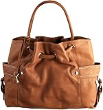 Fossil Castille Satchel - Castille Ring Satchel (Color: Saddle)