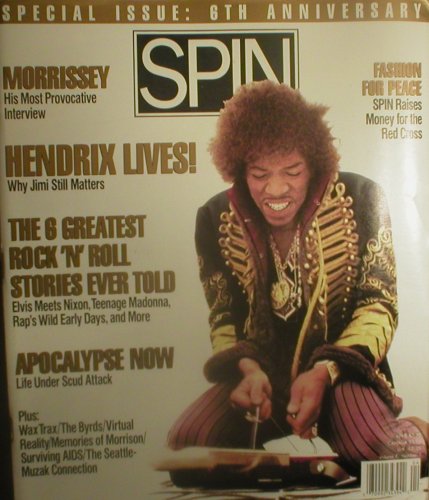 Spin Magazine April 1991 Jimi Hendrix (Single Back Issue)