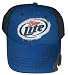 Miller Lite Beer Hat - Blue Frayed Logo Bottle Opener Adjustable Baseball Cap