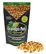 Grandpa Po's Originals, Slightly Unsalted Crunchy Organic Popcorn Snack with Soybeans, 5 Ounce  Bags (Pack of 12)