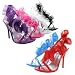 Moxie40 Ruffle High Heel Sandal TURQUOISE
