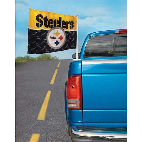 Pittsburgh Steelers Truck Flag, Black