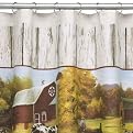 Woolrich Down On The Farm Shower Curtain - Multicolored (72"Wx70"L)