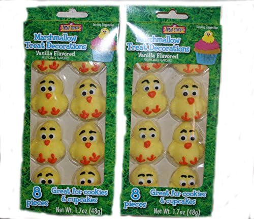 Yellow Chick Marshmallow Treat Decorations