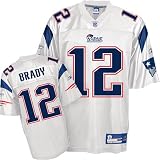 Tom Brady New England Patriots Replica White Jersey