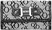 XOXO Masterwork Monogram Tri-Fold Wallet [78210], Black/Silver