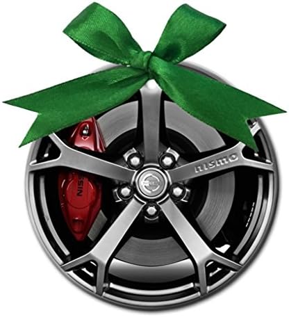 Nissan 370z 2 Door Coupe Manual Nismo Wheel Cap Custom Personalized Round Ceramic Ornaments Crafts Home Decoration Ornaments Christmas Gift