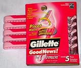 Gillette Good News! For Women Razors, 5 in Pack (Pack of 6) 30 Total