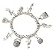 Handbags & Shoes Theme Stretch Charm Bracelet Fashion Jewelry