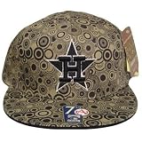 MLB HOUSTON ASTROS FLAT BILL HAT CAP BLACK 7 3/4 FITTED