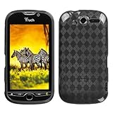 MyBat HTC myTouch 4G Candy Skin Cover - Smoke Argyle Pane