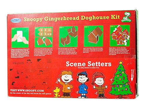 snoopy gingerbread dog house kit