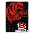 Cincinnati Bengals NFL Tag" Micro Raschel Blanket (60"x80")"