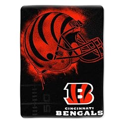 Cincinnati Bengals NFL Tag" Micro Raschel Blanket (60"x80")"