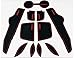 SuPoo 11pcs Non-slip Interior Door Mat Cup Mat for Toyota Corolla 2009-2013